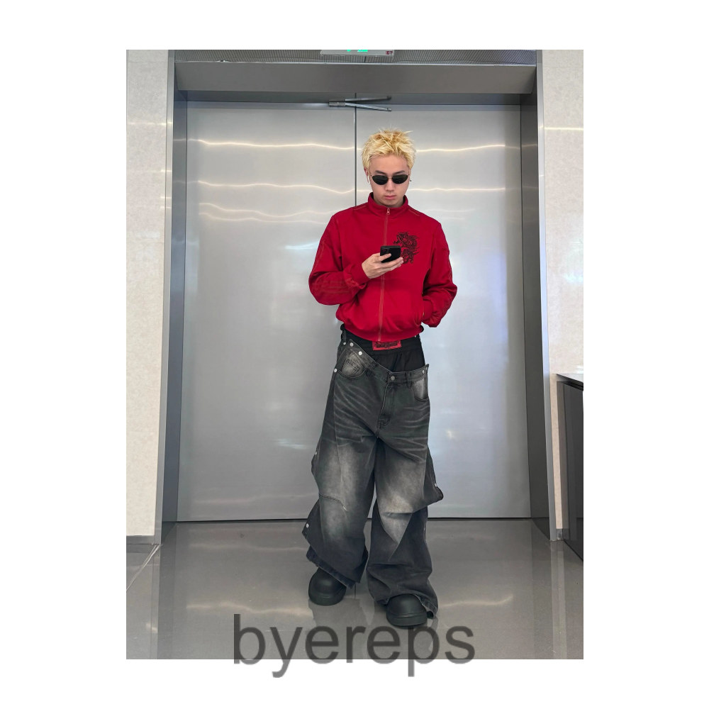 Rye Chasin Deconstructed double waist denim