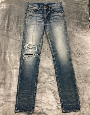 Saint Laurent Ripped Jeans