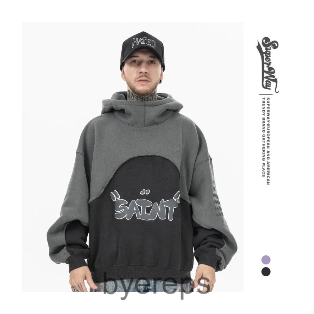 Saint Puffer Print Hoodie