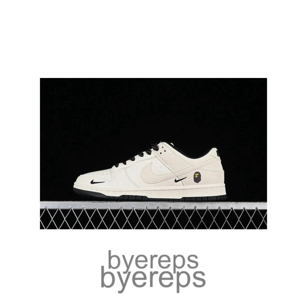 SB Dunk Low Bape Off White/Black