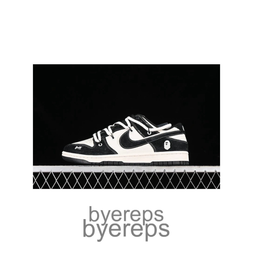 SB Dunk Low Bape White/Black