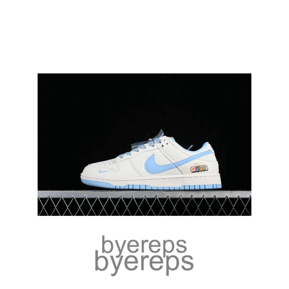 SB Dunk Low Guxcci Off White/Blue