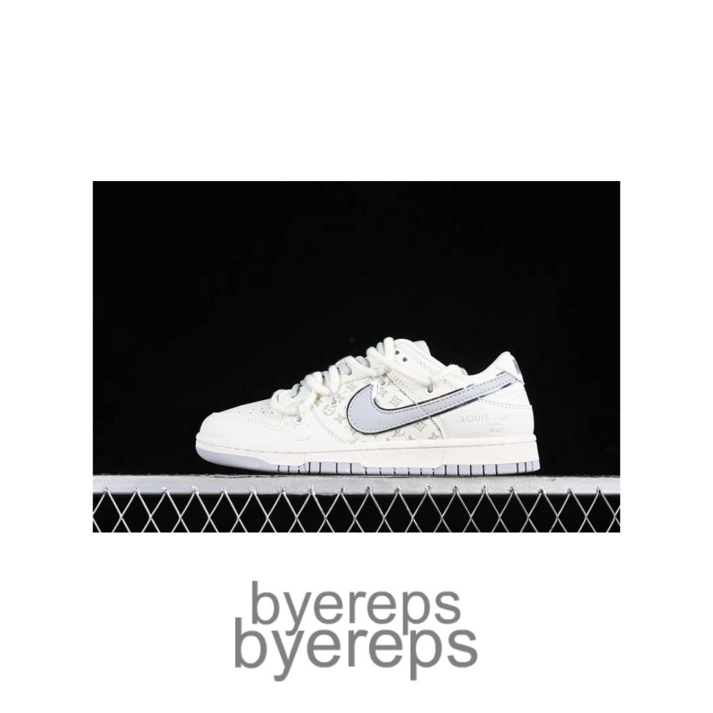 SB Dunk Low LV Grey/Off White/Silver