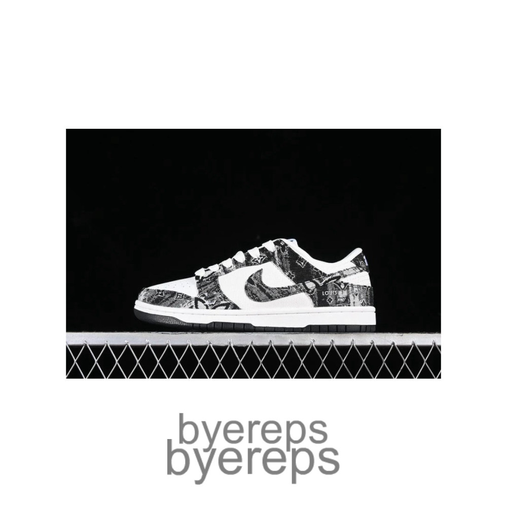 SB Dunk Low LV White/Black