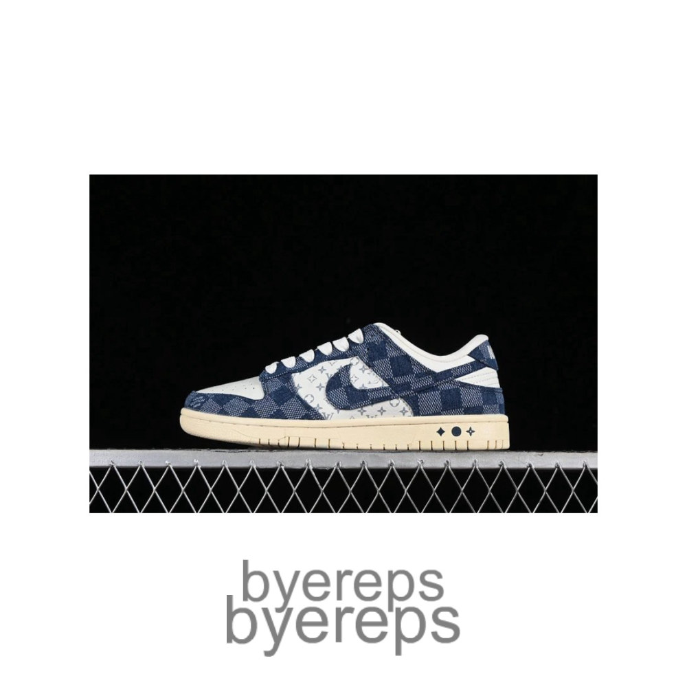 SB Dunk Low LV White/Blue