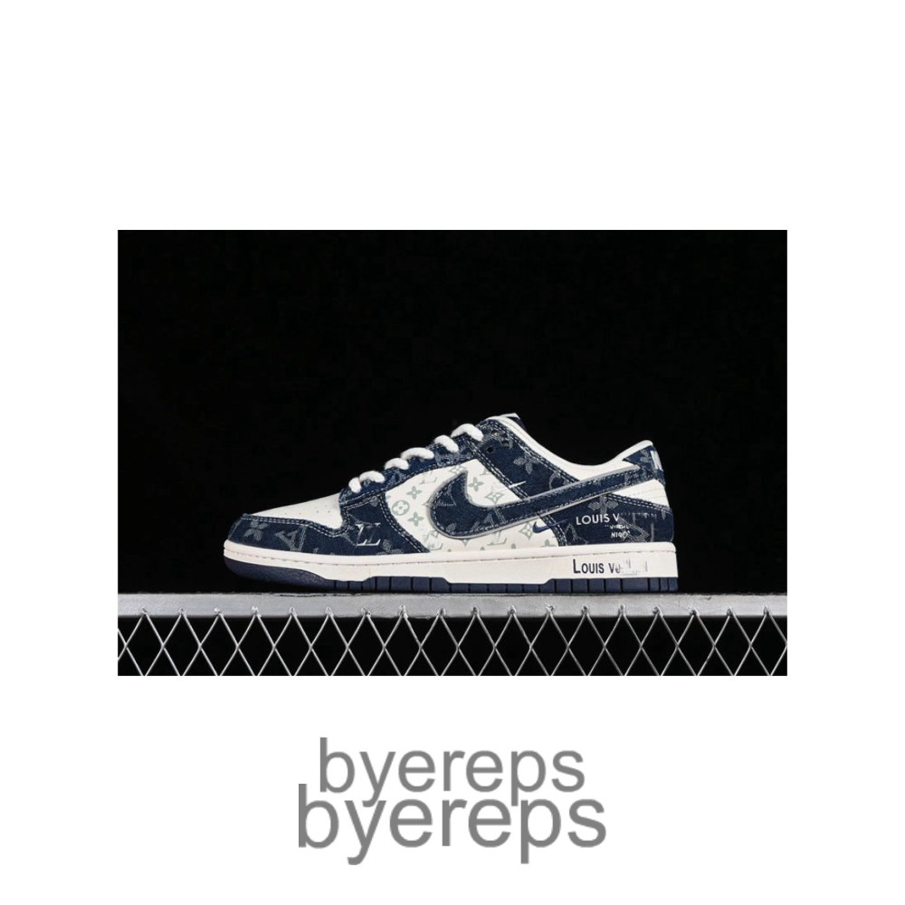 SB Dunk Low LV White/Blue/Grey