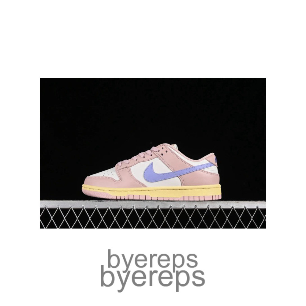SB Dunk Low Pink Oxford/Phantom/Lemon Wash/Light Thistle