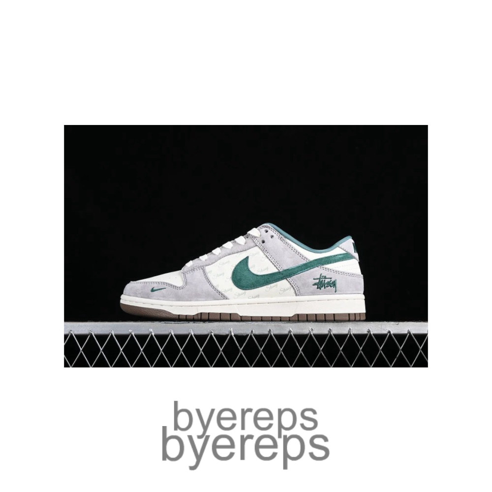 SB Dunk Low White/Grey/Green]