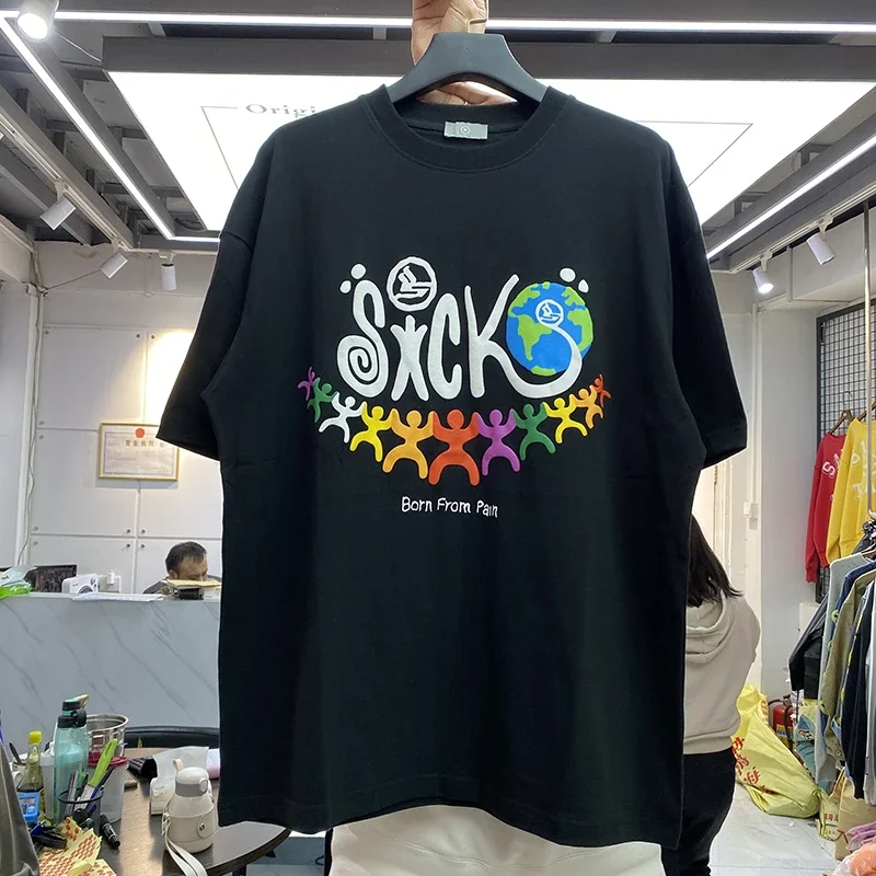 Sicko Rainbow Graphic T-Shirt