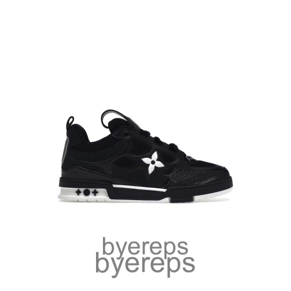 Skate Sneaker Black White