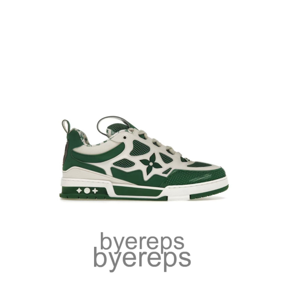 Skate Sneaker Green White