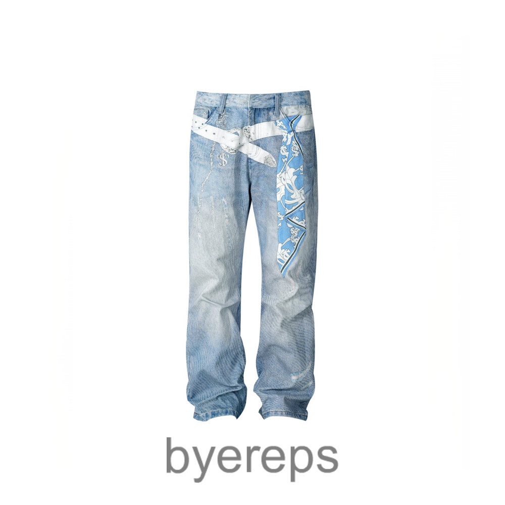 Small Town Kid trompe l'oeuil denim 2 (5 colorways)