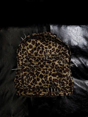 Spiky Leopard Backpack