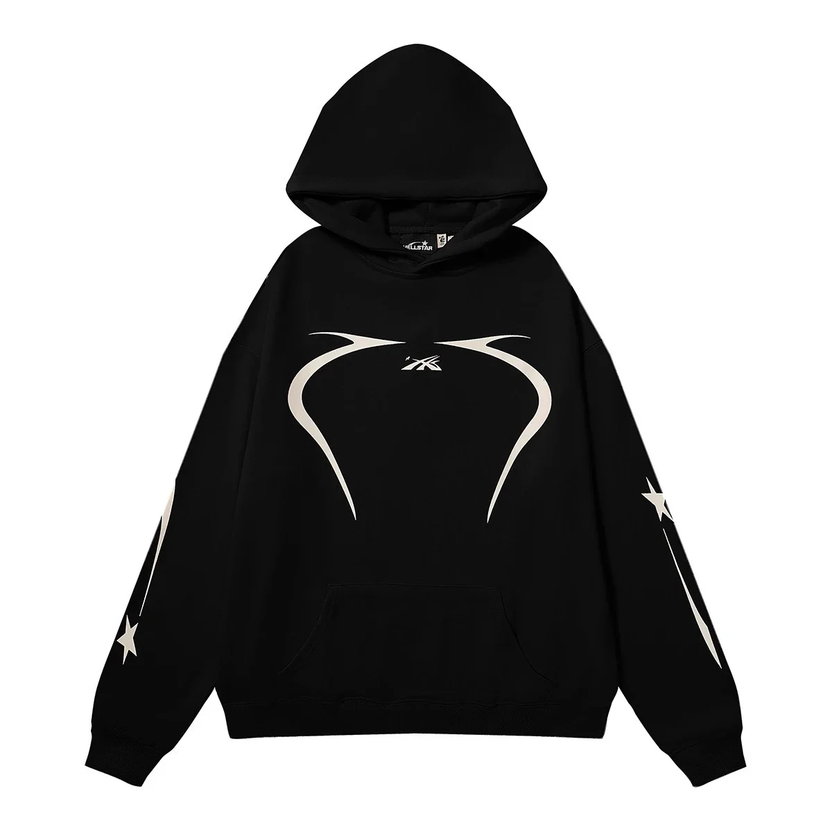 Star Print Oversized Hoodie