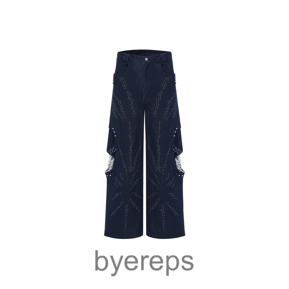 STARTEXCEEDEND Hot diamond blue denim
