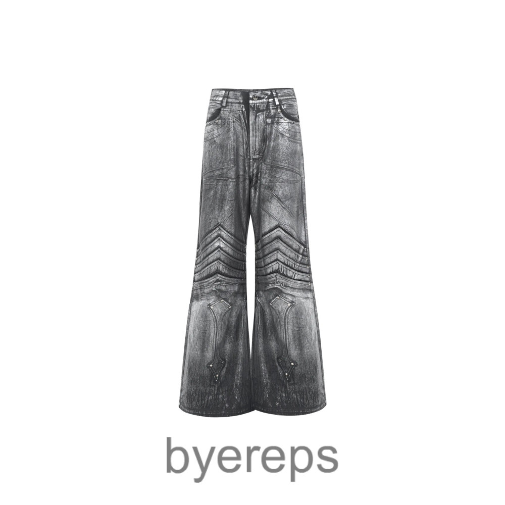 STARTEXCEEDEND Silver coating armor denim