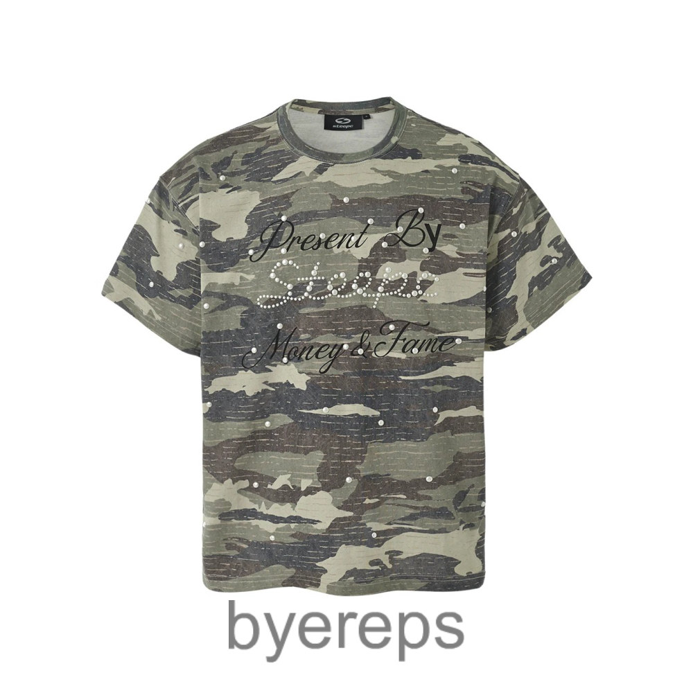 Steepc original camo pearled tee