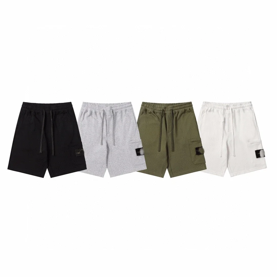 Stone Island Badge Logo Cargo Shorts
