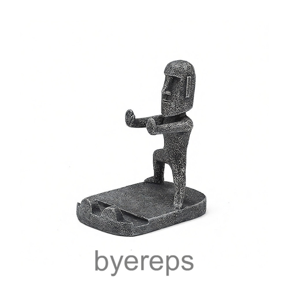 Stone phone holder
