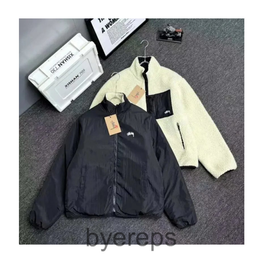 Stussy Black Puffer Jacket