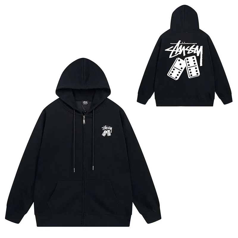 Stussy Domino Zip-Up Hoodie