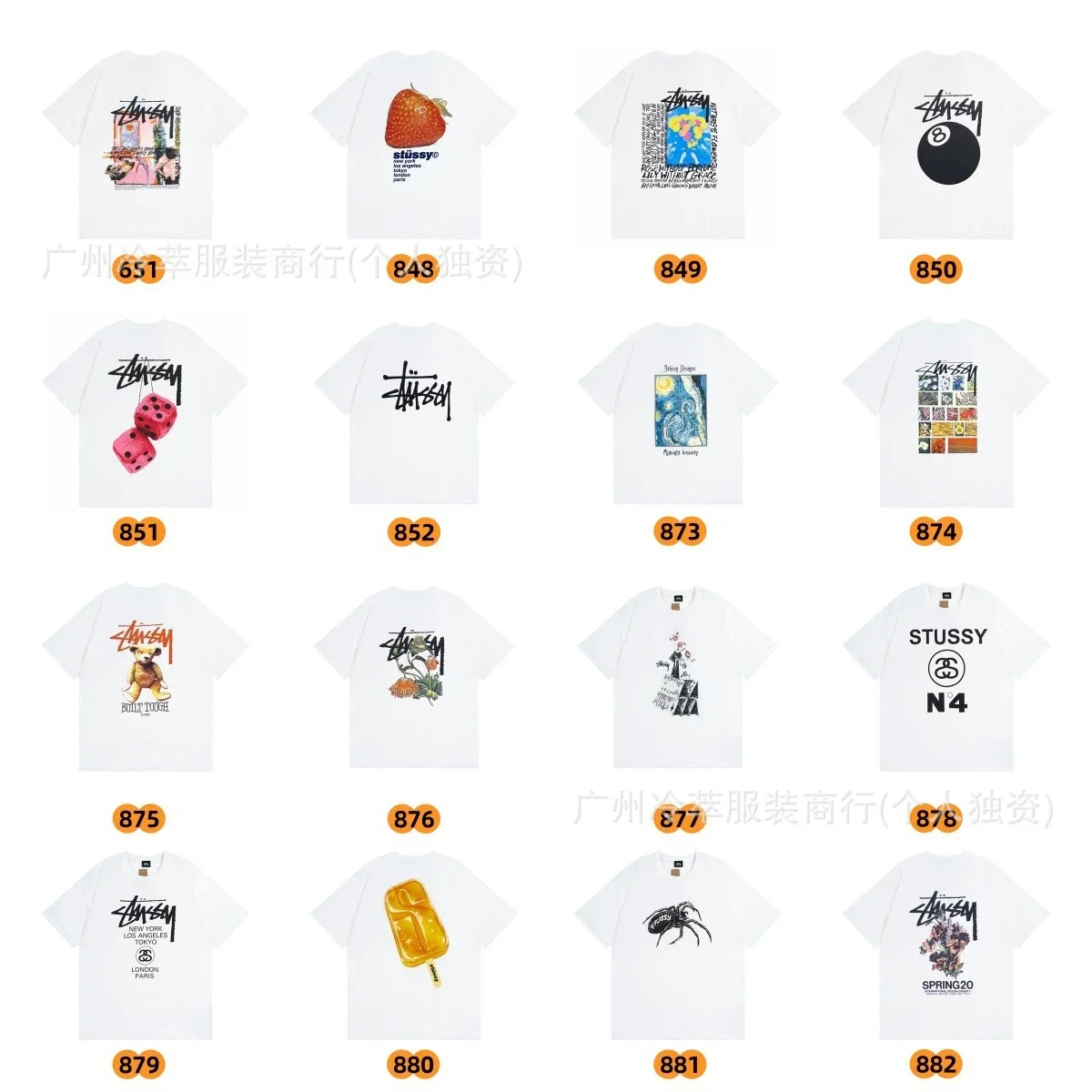 Stüssy Graphic Print Shirt