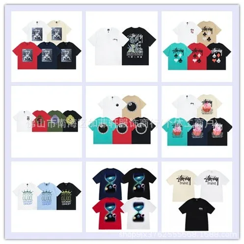 Stussy Graphic Print T-Shirts Multi Styles