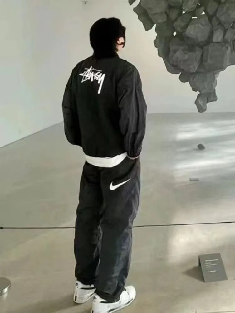 Stüssy Logo Jacket x Nike Swoosh Pants