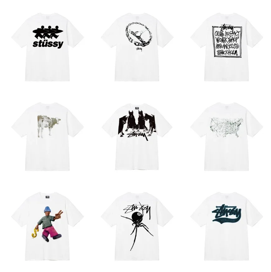 Stüssy Multi-Design Graphic T-Shirts