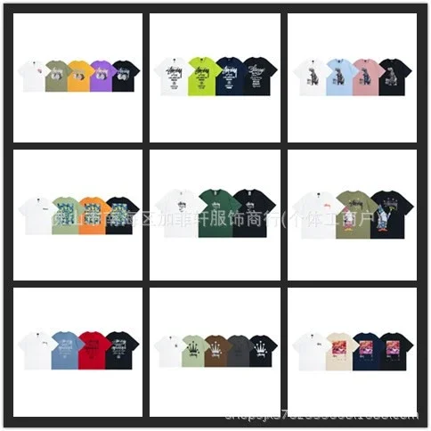 Stüssy World Tour Navy Blue T-Shirt