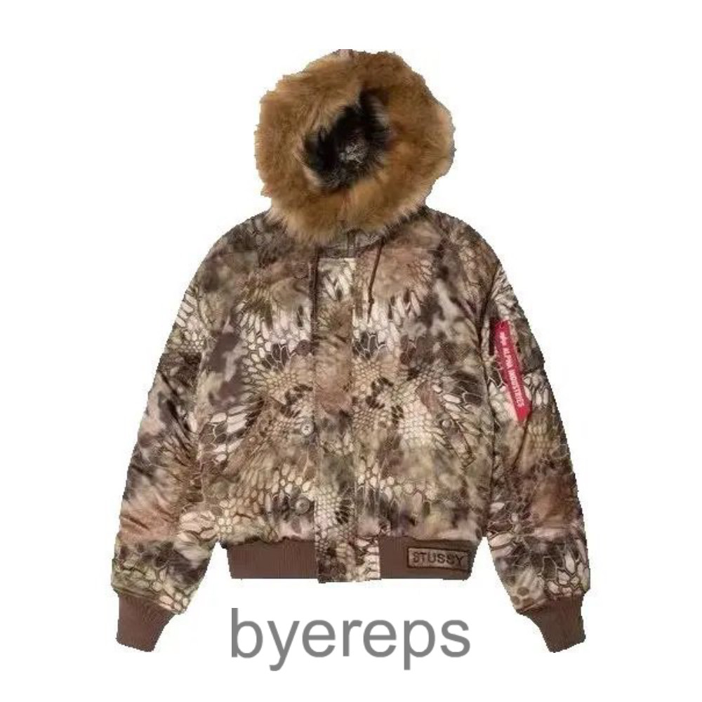 Stussy x Alpha industries fur jacket (2 colors)