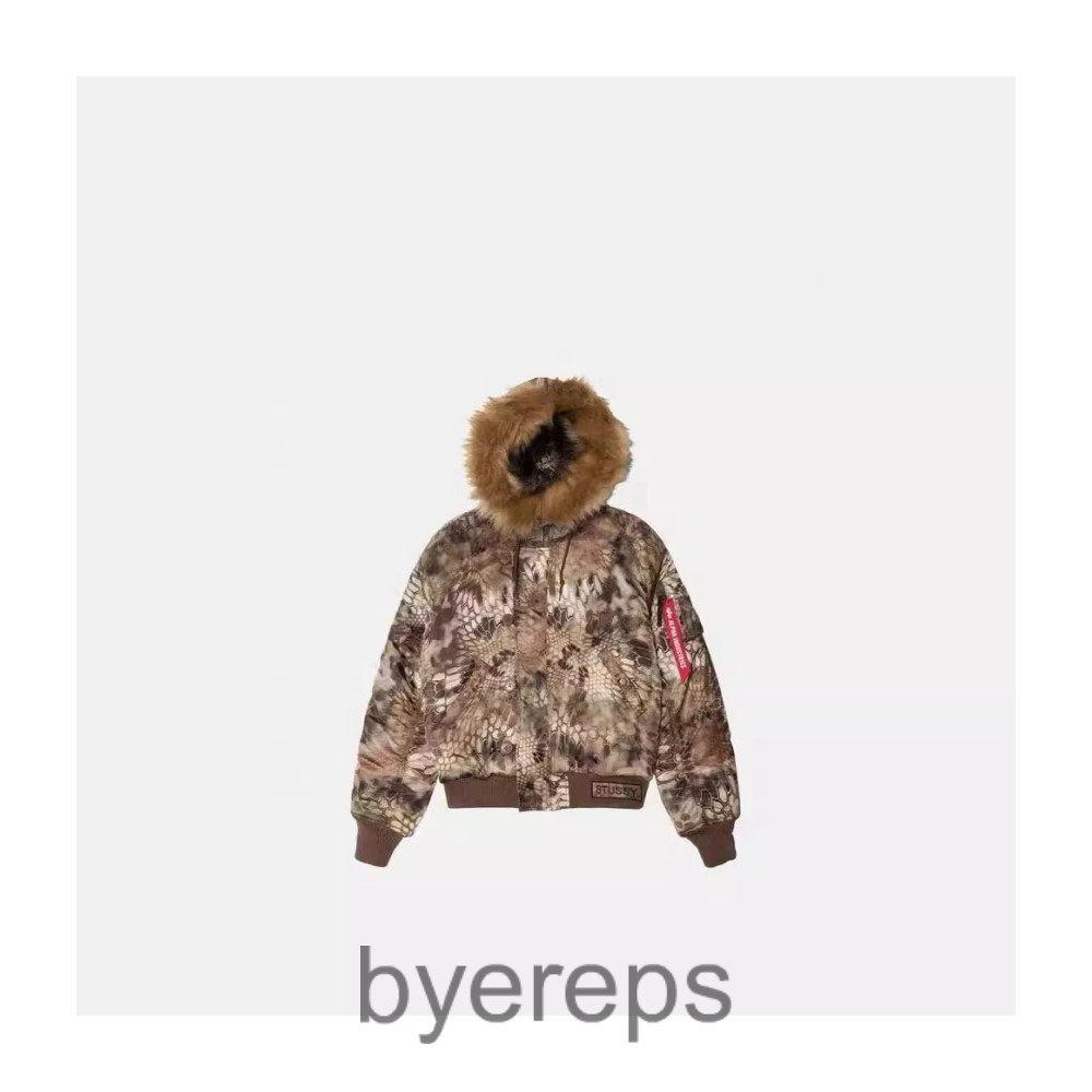 Stussy x Alpha Industries Fur Jcaket