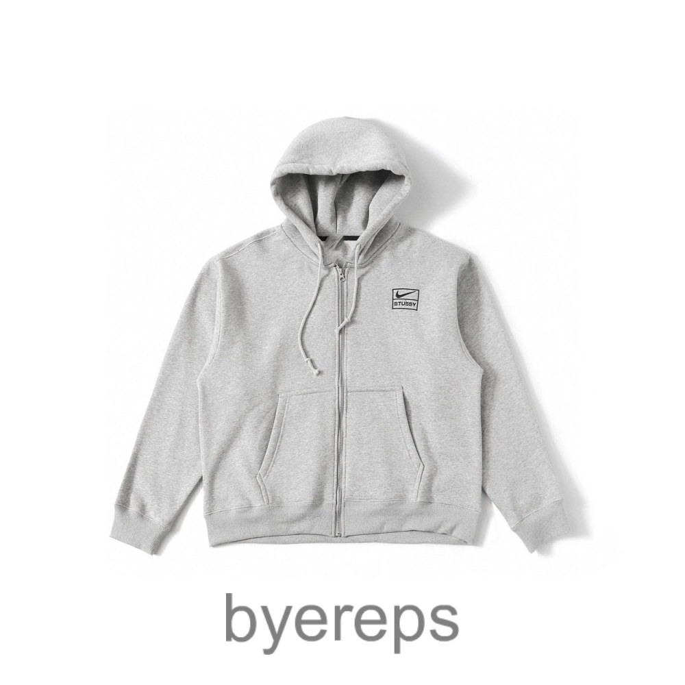 Stussy Zip Hoodie Grey — photo 2 of 4