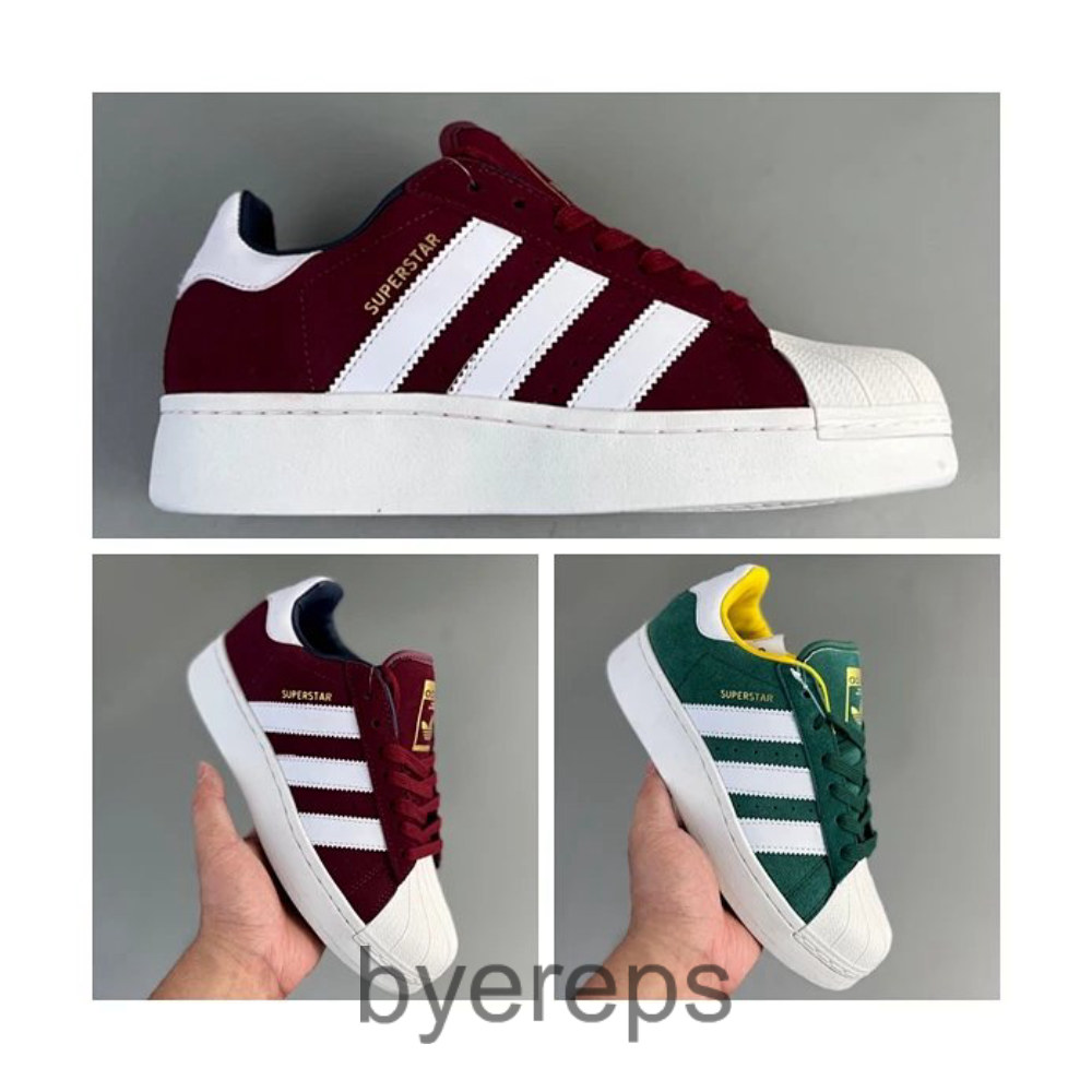 SUPERSTAR XLG gold logo thick bottom shell head casual shoes IE9872