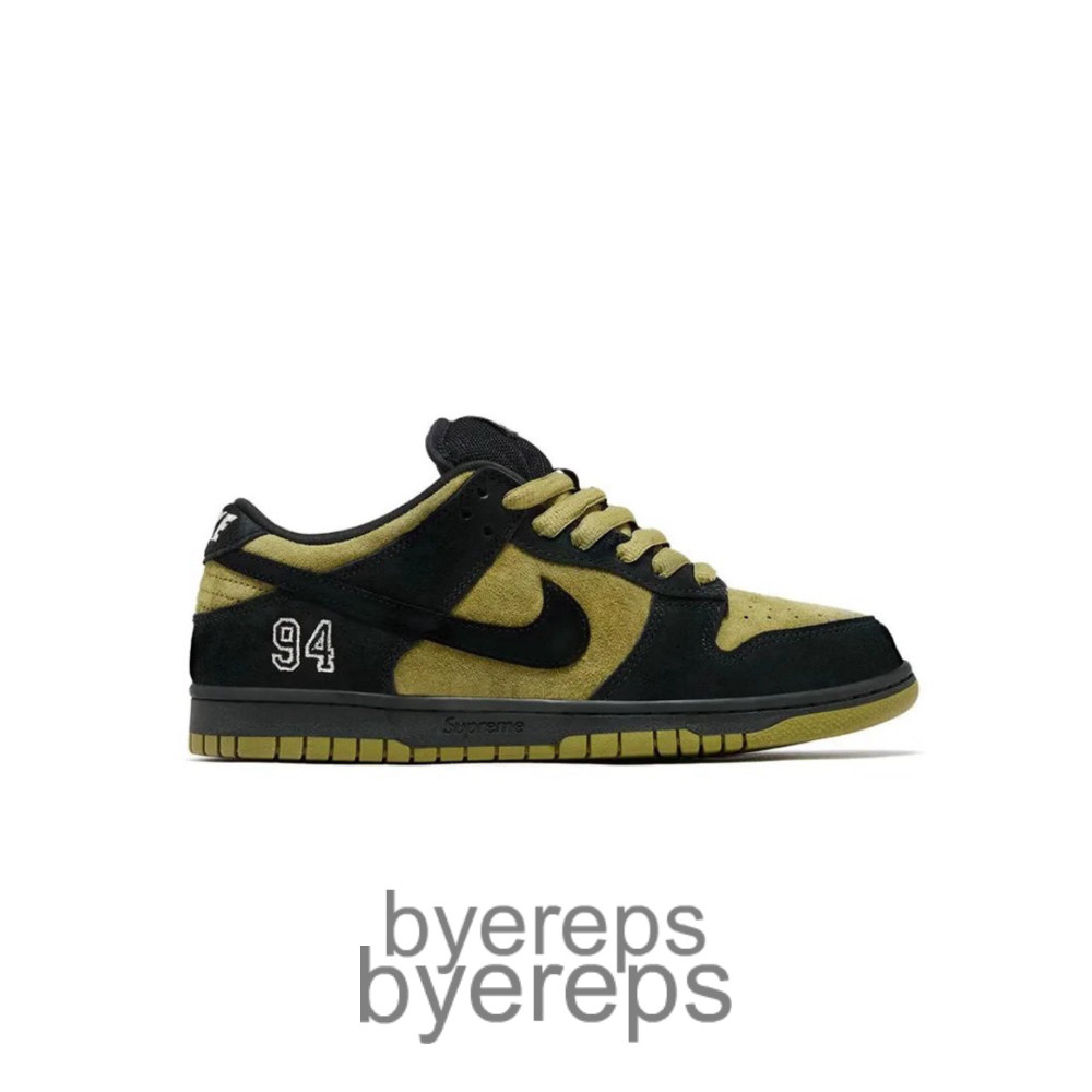 Supreme X Dunk Low SB Camper Green