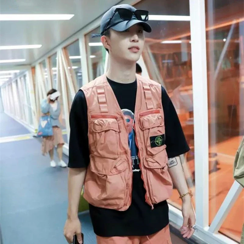 Supreme x Stone Island Camo Cargo Vest