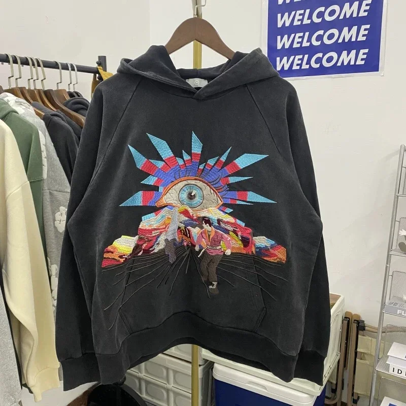 Surrealist Embroidered Hoodie