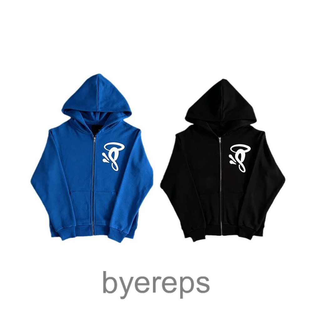 Unbranded Syna Zip Hoodie in Blue cw — photo 2 of 4
