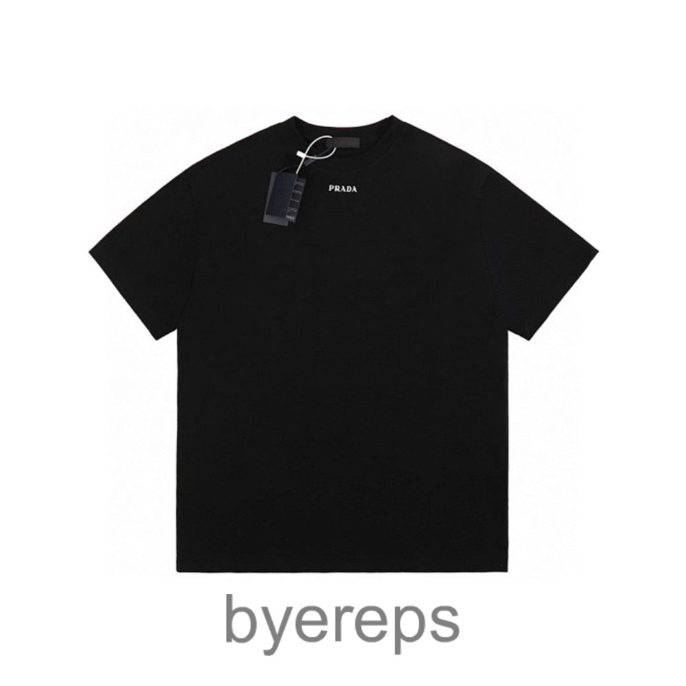[Thick Glue Version] PRA Hot Figure Classic Small Label Thick Offset Basic Short Sleeve