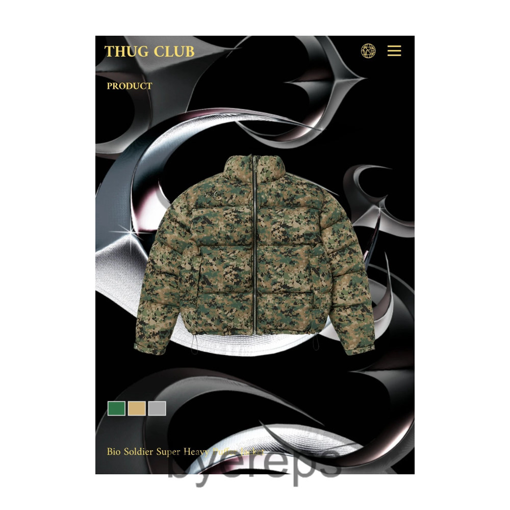 Unbranded Thug Club Puffer — photo 3 of 3