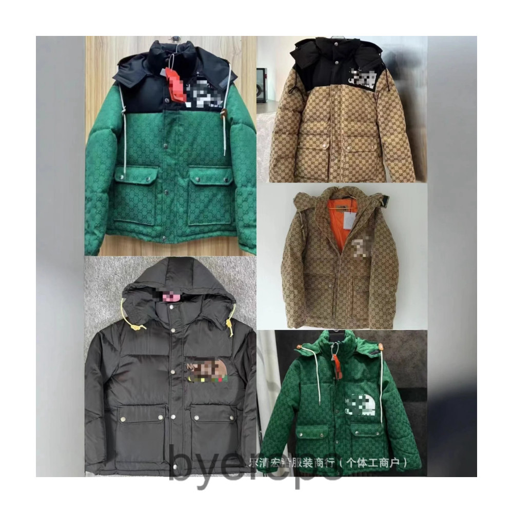 TNF x GUCCI puffers ( has vests also )