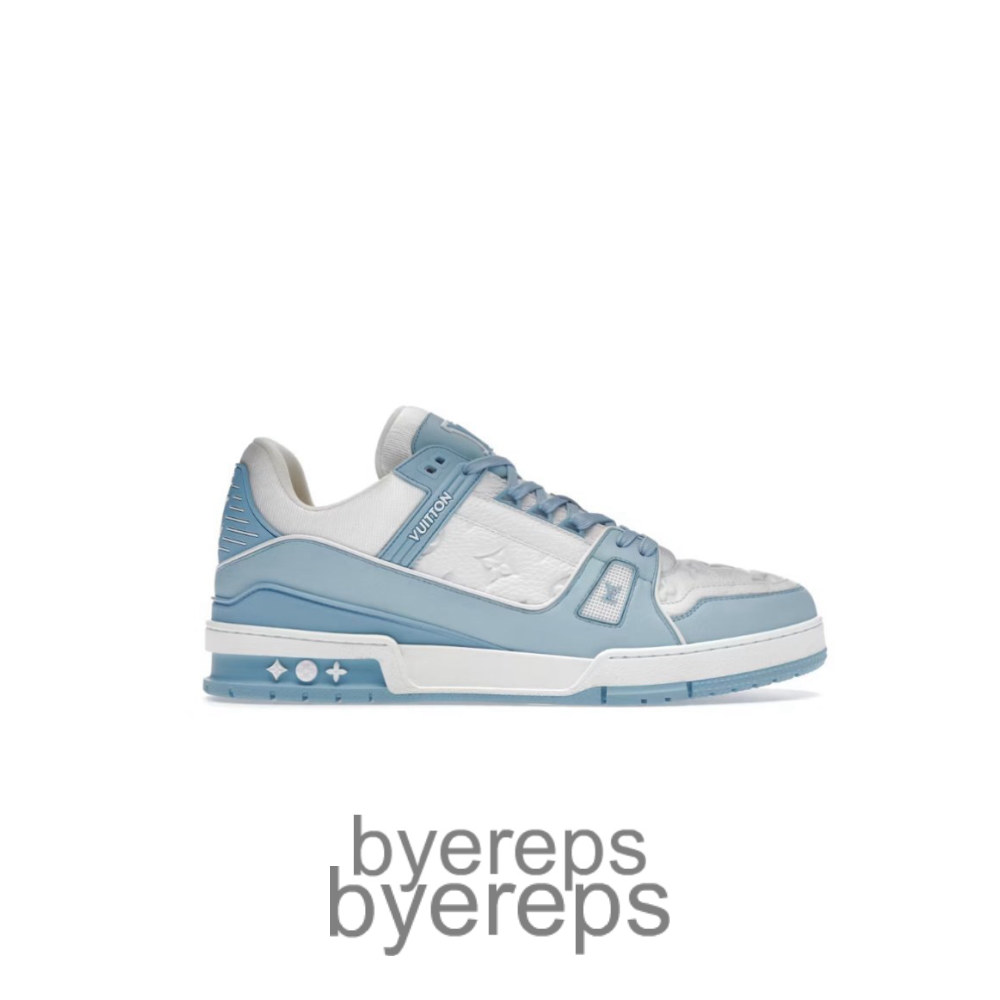 Trainer Low White Sky Blue