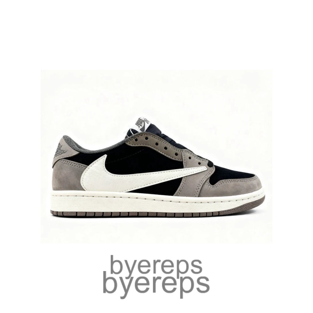 Travis Scott X Air Jordan 1 Low Black/Grey/White
