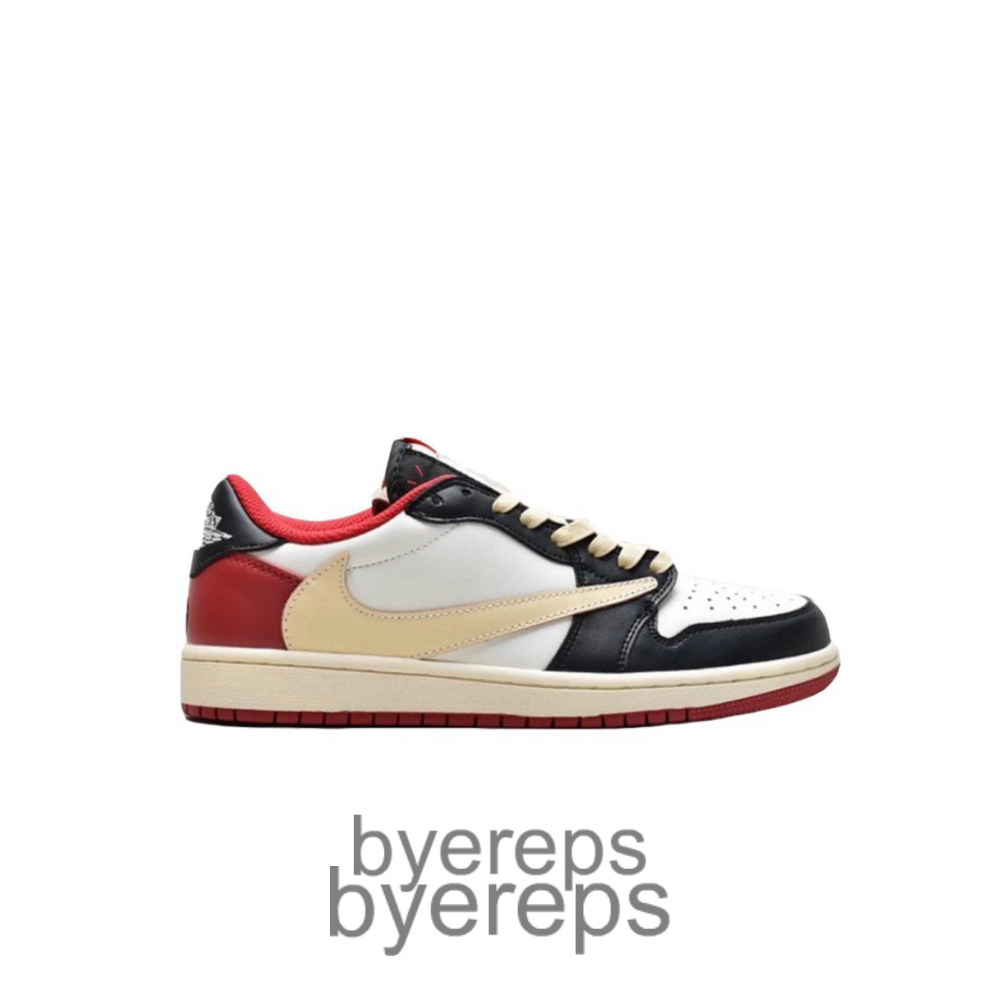 Travis Scott X Air Jordan 1 Low Black Red