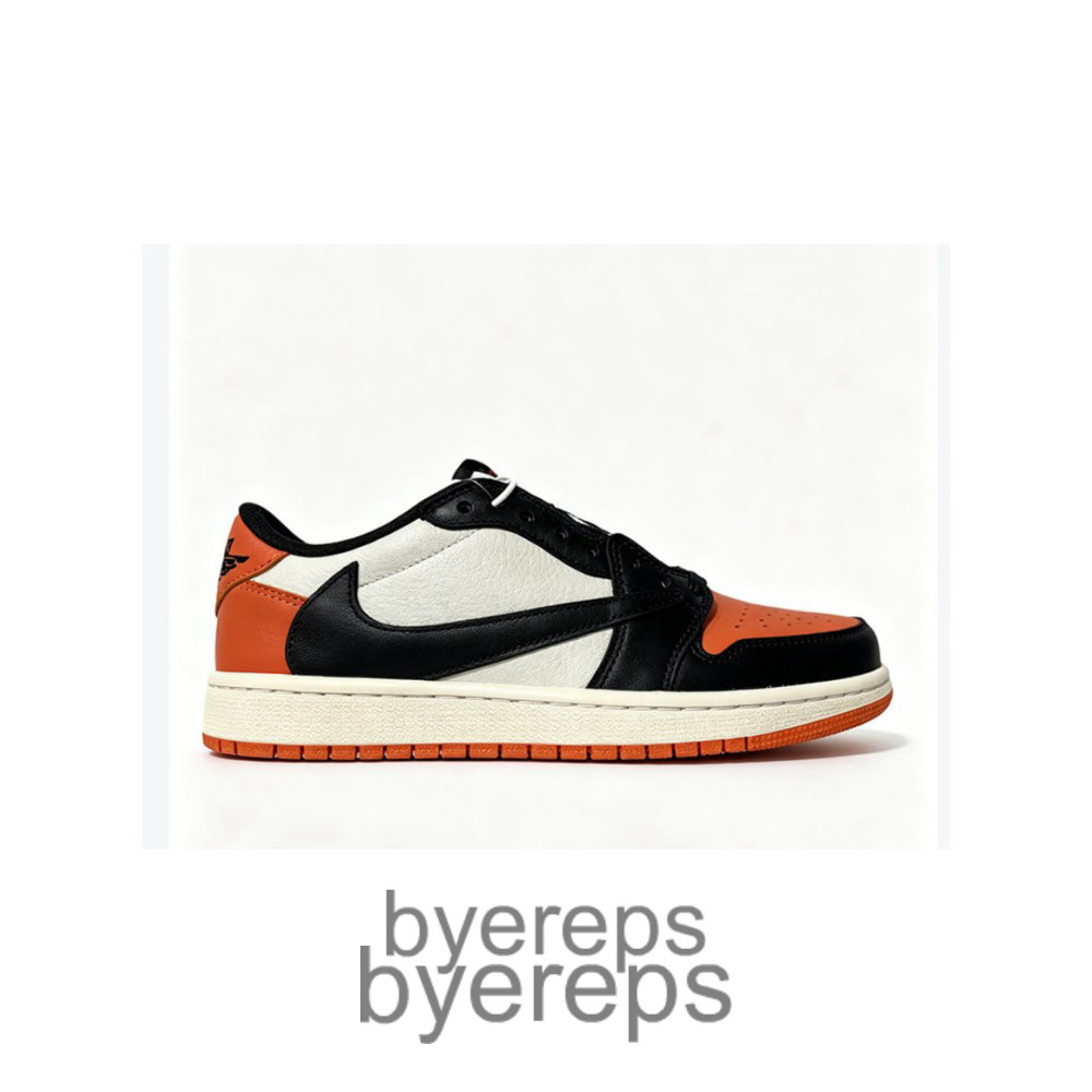 Travis Scott X Air Jordan 1 Low Black/White/Orange