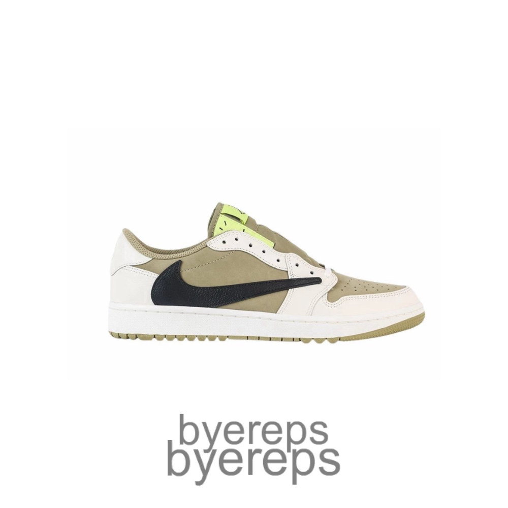 Travis Scott X Air Jordan 1 Low Golf Neutral Olive