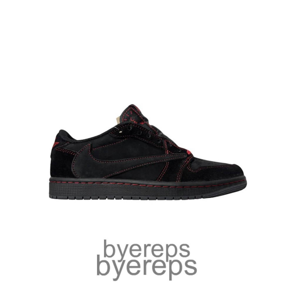 Travis Scott X Air Jordan 1 Low OG Black Red