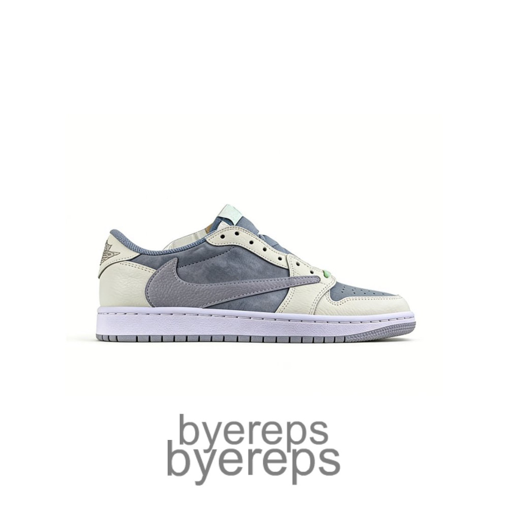 Travis Scott X Air Jordan 1 Low OG Blue White