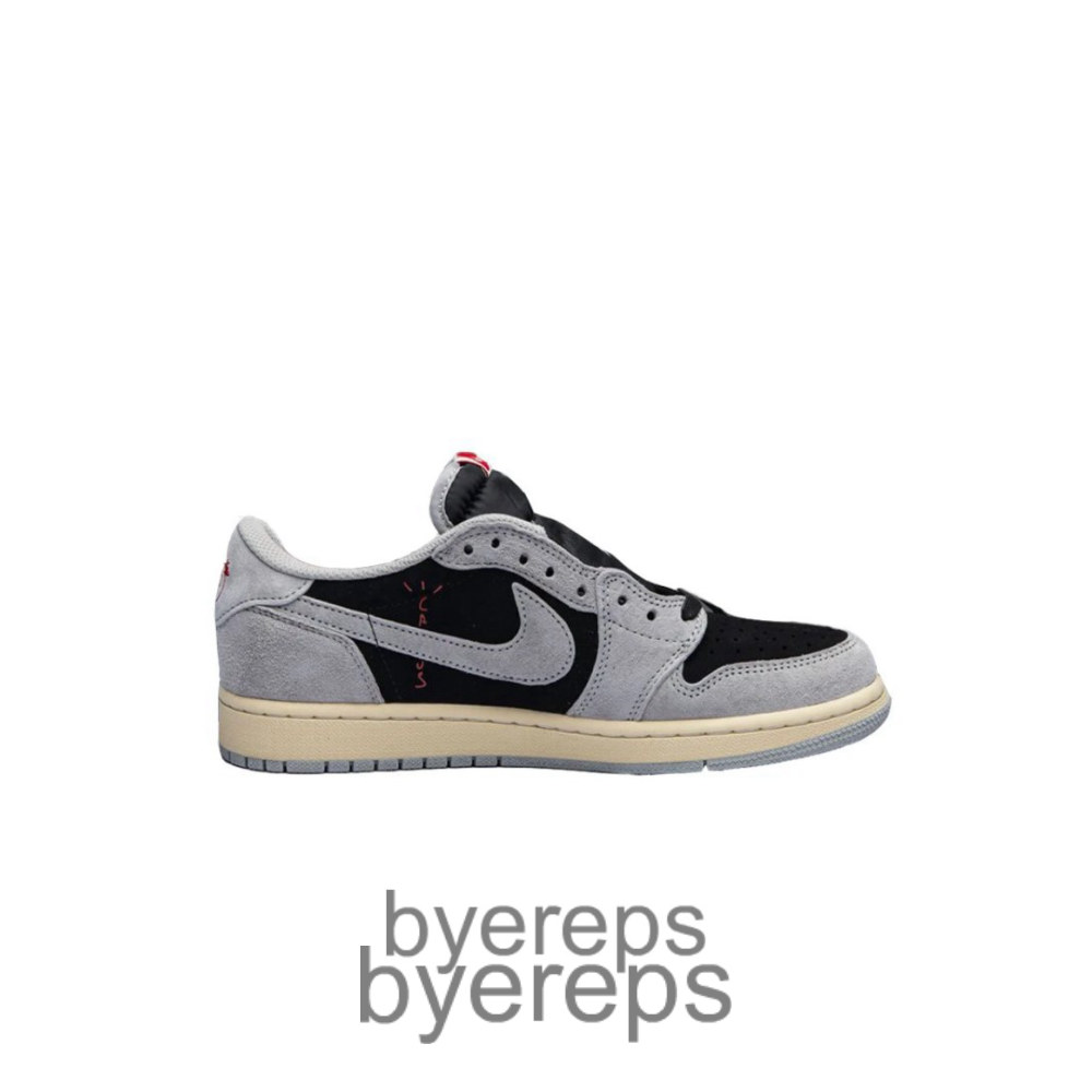 Travis Scott X Air Jordan 1 Low OG Grey Black Cream