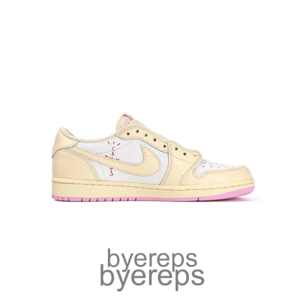 Travis Scott X Air Jordan 1 Low OG Muslin Shy Pink